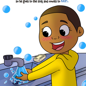 CJ Washes His Hands